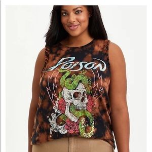 Torrid Poison Distressed Tank.